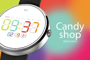 Candy Shop - Color Watch Face Screenshot 0