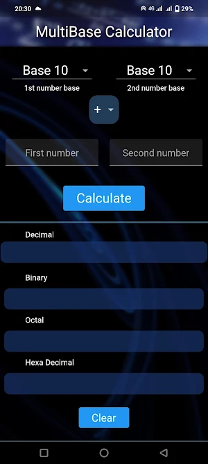 MultiBase Calculator Screenshot 1