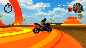 Bike Moto Stunt Racing 3D by Kaufcom Screenshot 3