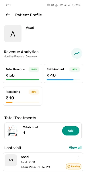 Smart Clinic - Patient Records Screenshot 3