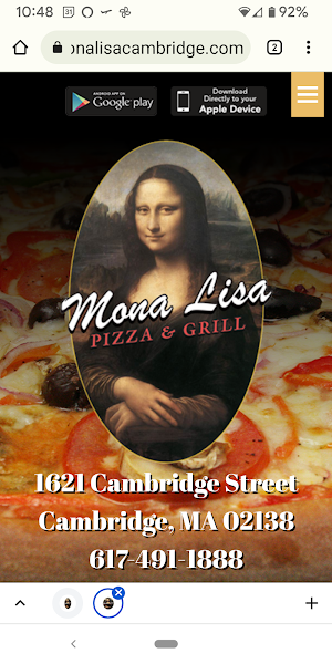 Mona Lisa Pizza Screenshot 2