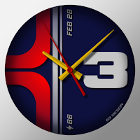 [69D] Race   analog watch face