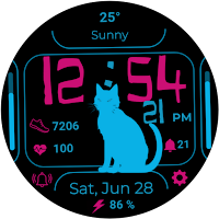 Pet Cat Watch Face