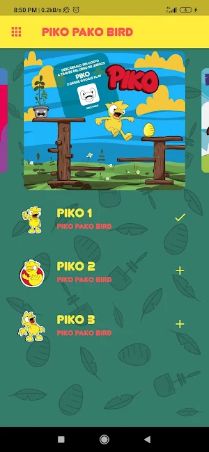 Piko Pako Bird Stickers Screenshot 1