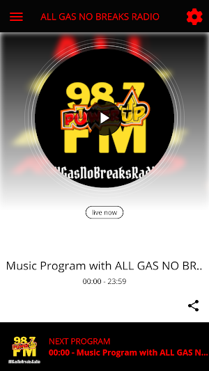 ALL GAS NO BREAKS RADIO Screenshot 0