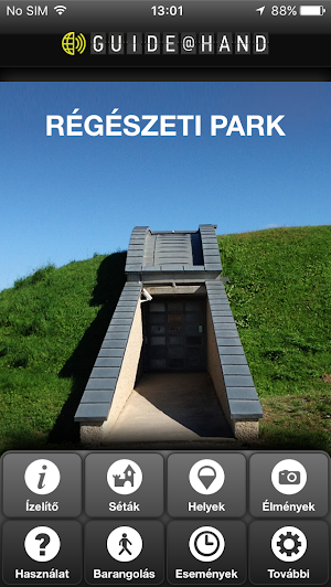 Régészeti Park GUIDE@HAND Screenshot 0