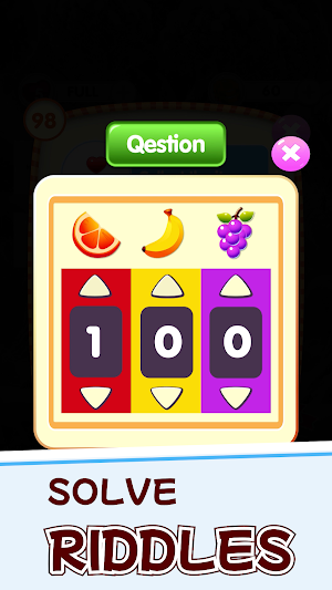 Nutty Match Fruit Riddles Screenshot 1
