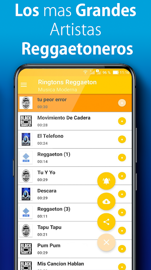 Ringtones Reggaeton  Music Screenshot 2