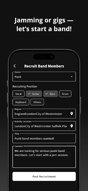 BandUpers Screenshot 3