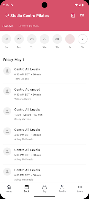 Studio Centro Pilates Screenshot 1