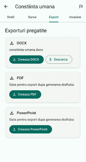 Referate Screenshot 3