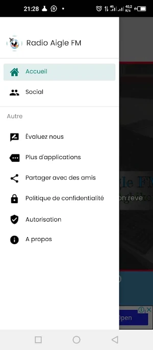 Radio Aigle FM Togo Screenshot 2