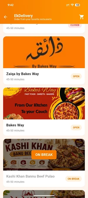 Ek Delivery Screenshot 1