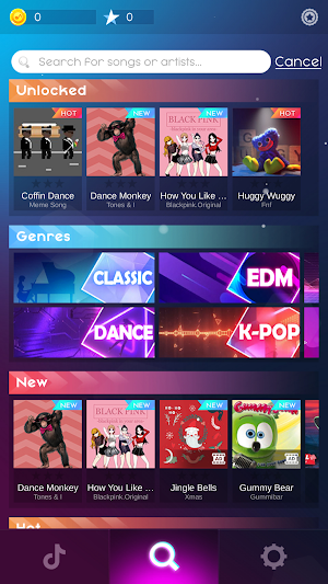 Tiles Fire: Magic EDM & Piano Screenshot 1