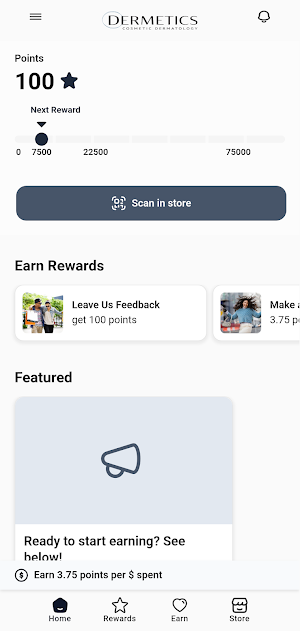 Dermetics Rewards Screenshot 1