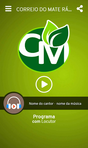 Correio do Mate Rádio Web Screenshot 0