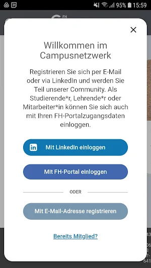 Campusnetzwerk Screenshot 1