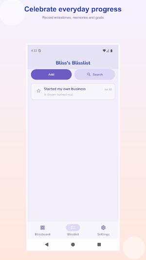 Blissboard Screenshot 2