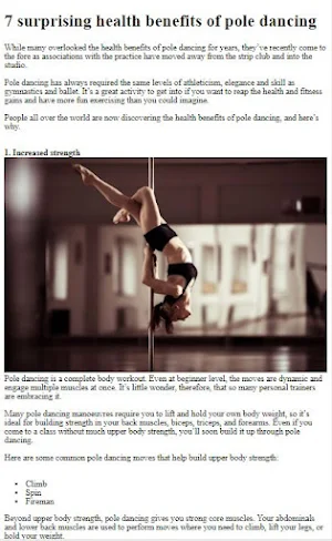 How to Pole Dancing Exercises Screenshot 1