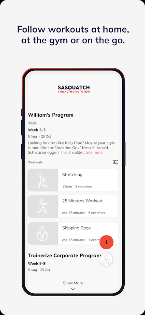 Sasquatch Strength & Nutr. Screenshot 2