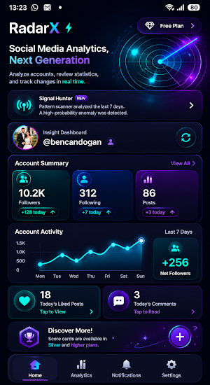 RadarX Hidden Profile Analysis Screenshot 2