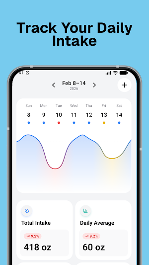 Water Tracker + Drink Reminder Screenshot 1