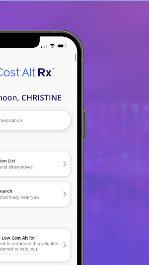 Low Cost Alt Rx Screenshot 1