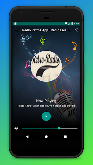 Retro Radio App Danmark Online Screenshot 0