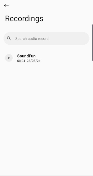 Voice Recorder Screenshot 2