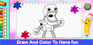 Boxy Boo Play Time Coloring Screenshot 1