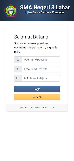 EXAM SMAN 3 LAHAT Screenshot 0