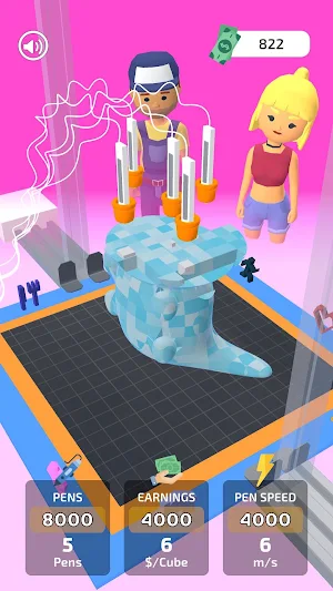 3D Printer Idle - Print 3D Fun Screenshot 0