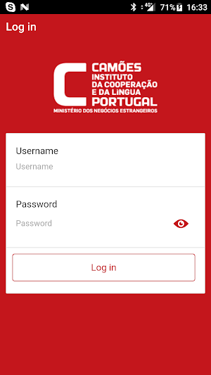 Camões Elearning Screenshot 0