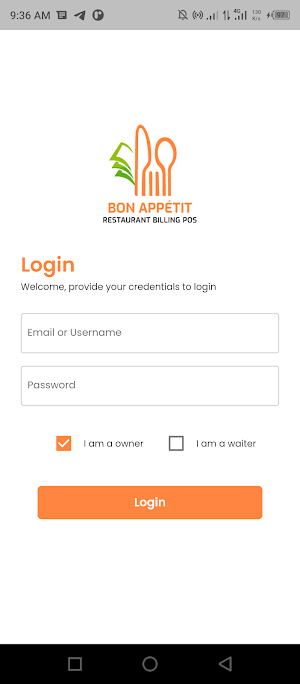 Bon Appetit - Restaurant POS Screenshot 0