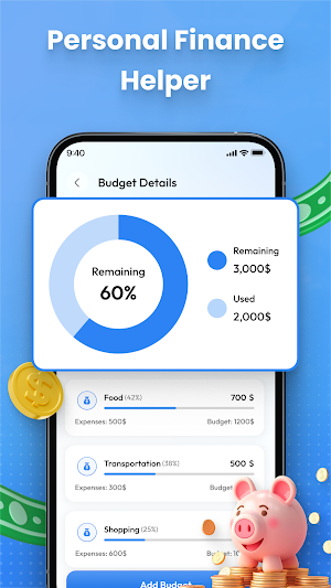 Budget Planner: Money Log Screenshot 2