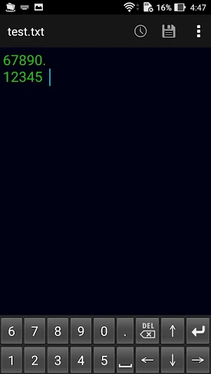Space Saving Numeric Keypad Screenshot 0