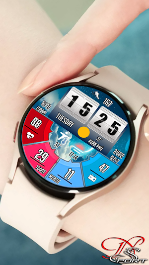 [N-SPORT550] Digital Watchface Screenshot 0