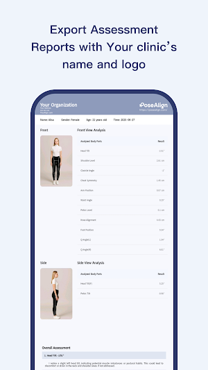 PoseAlign - AI Posture Scanner Screenshot 1