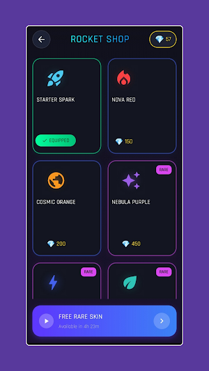Rocket Rise: Dodge & Space Run Screenshot 0