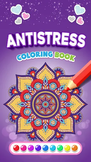 Antistress coloring book Screenshot 0