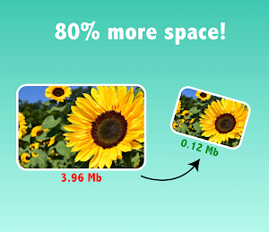 Compress photo size - Mb to Kb Screenshot 0