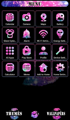 Galaxy Lips Theme Screenshot 1