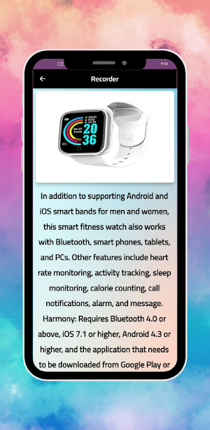 D20 Ultra SmartWatch Guide Screenshot 1
