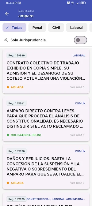 MexJuris Screenshot 3