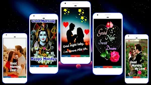 Good Morning Noon Evening Night Images and Wishes Screenshot 3