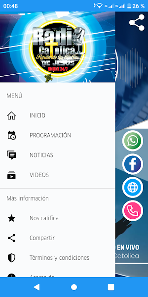 Radio Catolica Screenshot 2