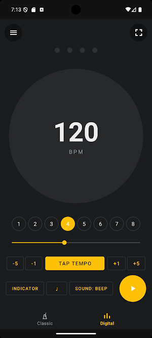 Metronome — Pendulum & Digital Screenshot 1