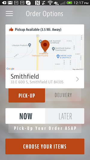 Smithfield Stonefire Pizzeria Screenshot 1