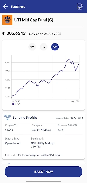 FINWEALTH: Mutual Funds & SIP Screenshot 2