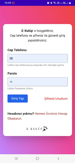 E-Kulüp Screenshot 0